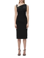 Ingrid One-Shoulder Sheath Dress