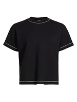 Double-Knit Crewneck T-Shirt