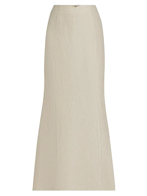 Frida Linen Maxi Skirt