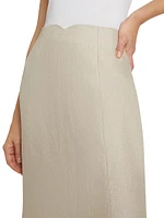 Frida Linen Maxi Skirt