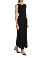 Bianca Twill Midi-Dress