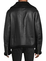 Atlas Shearling & Leather Aviator Jacket