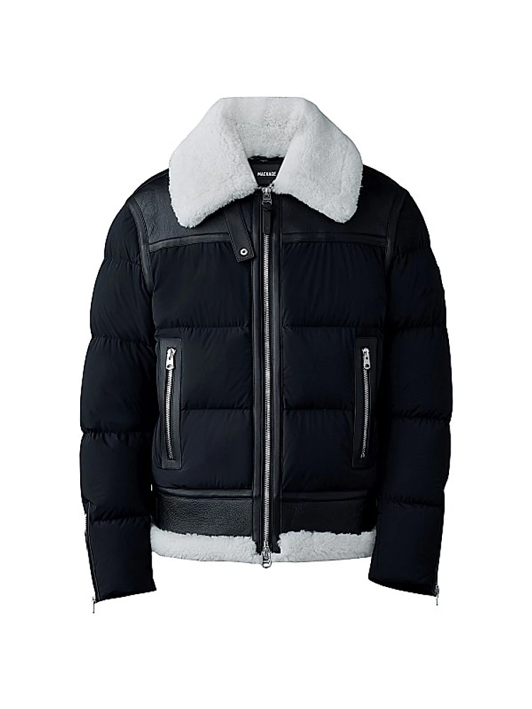 Robert Shearling Down Jacket