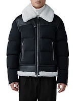 Robert Shearling Down Jacket