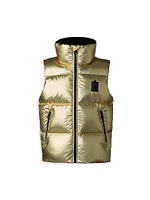 Kid's Charlee Metallic Puffer Vest