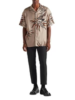 Short Sleeve Silk Shirt