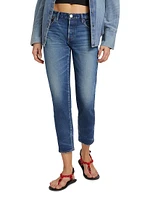 Gifford Tapered Low-Rise Crop Jeans