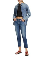 Gifford Tapered Low-Rise Crop Jeans