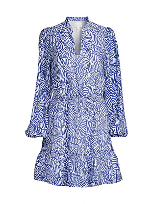 Axton Split-Neck Dress