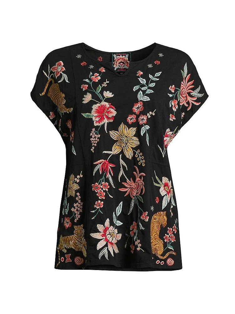 Andrean Embroidered T-Shirt