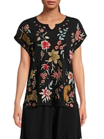 Andrean Embroidered T-Shirt