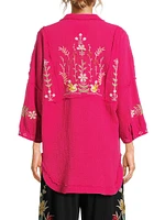 Felicity Embroidered Cotton Tunic