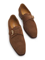 Darnell Monk-Strap Suede Loafers