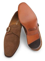 Darnell Monk-Strap Suede Loafers