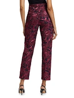 Demi Metallic Jacquard Pants