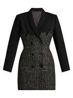 Tweed Blazer Corset Minidress