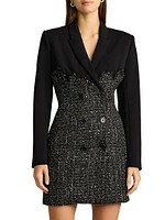 Tweed Blazer Corset Minidress