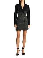 Tweed Blazer Corset Minidress