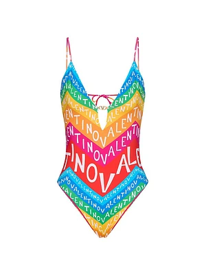 Chevron Lycra 24 One-Piece Swimsuit