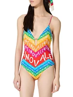 Chevron Lycra 24 One-Piece Swimsuit