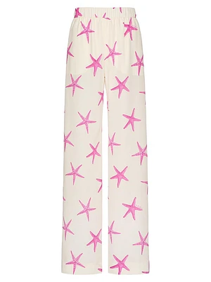 Starfish Crepe De Chine Pants