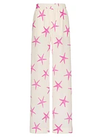 Starfish Crepe De Chine Pants