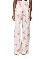 Starfish Crepe De Chine Pants