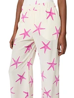 Starfish Crepe De Chine Pants