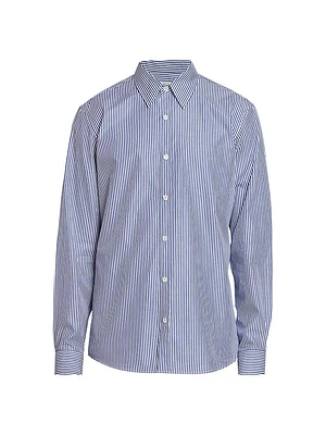 Corbino Striped Cotton Poplin Shirt