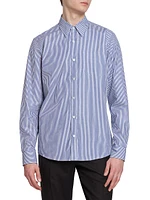 Corbino Striped Cotton Poplin Shirt