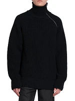 Monty Ribbed-Wool Turtleneck Sweater