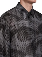 Cassidye Printed Silk Shirt