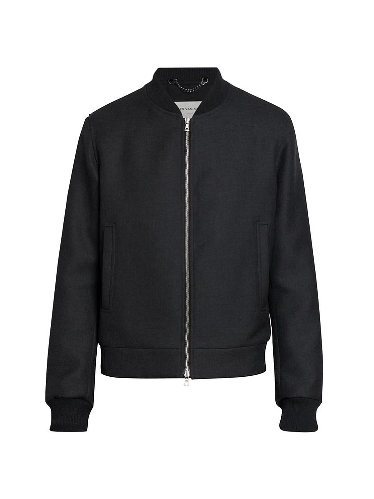 Vanny Wool Bomber Jacket