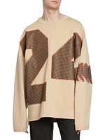 Hainton Graphic Oversized Sweater