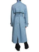 Ralphie Cotton Denim Trench Coat