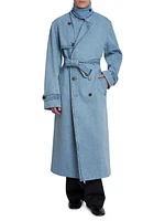 Ralphie Cotton Denim Trench Coat