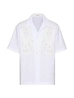 Bowling Shirt in Cotton Poplin