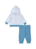 Baby Boy's Printed Hoodie & Sweatpants Set