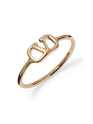 VLogo Signature Metal Ring