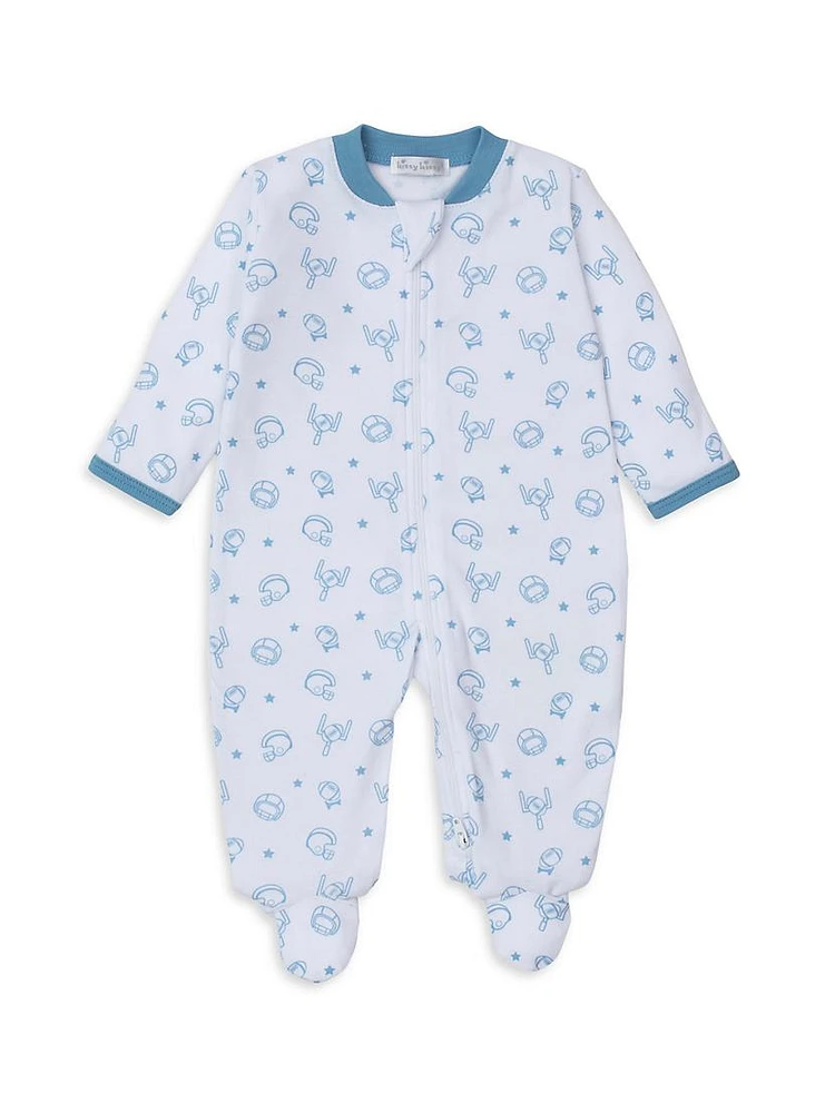 Baby's Football Print Footie