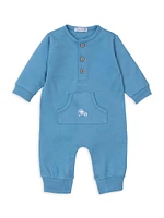 Baby Boy's Henley Coveralls