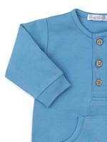 Baby Boy's Henley Coveralls