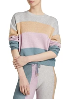 Colorblock Crewneck Sweater