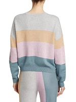 Colorblock Crewneck Sweater