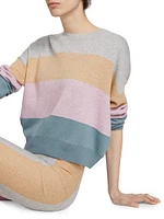 Colorblock Crewneck Sweater