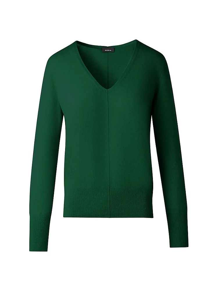 V-Neck Cashmere Sweater