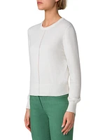 Striped Cashmere Crewneck Sweater