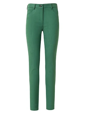 Magda Stretch-Denim Mid-Rise Slim-Leg Jeans