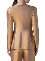 Walker Metallic Single-Breasted Blazer