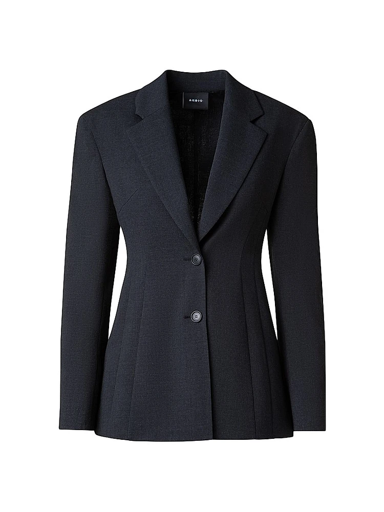 Walker Virgin Wool-Blend Single-Breasted Blazer